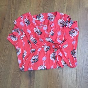 Hint of Blush floral dress